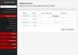 Student grades